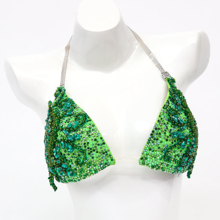 Pre Owned: Green Goddess Couture. Large Molded/ Pro with Modest Rise.