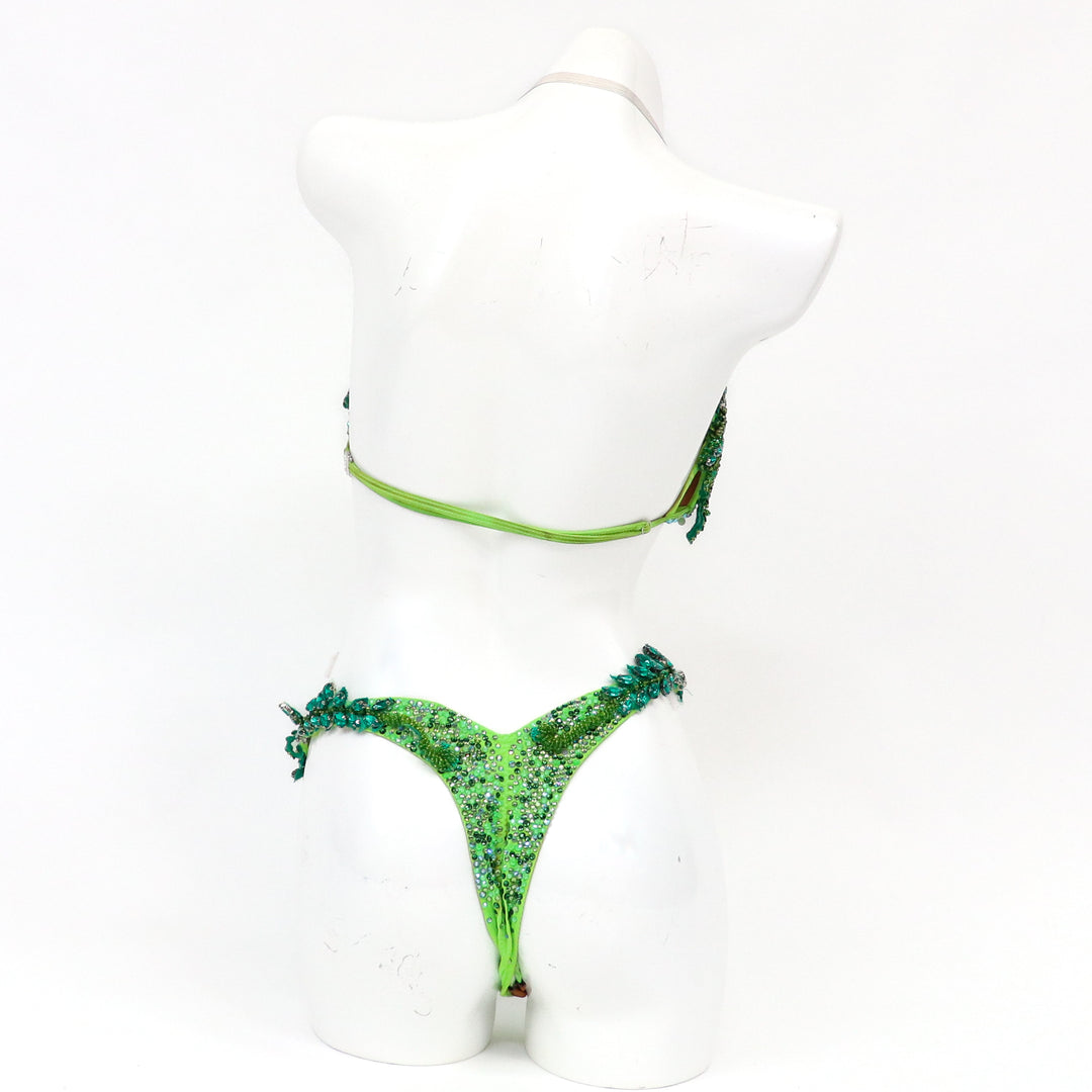 Pre Owned: Green Goddess Couture. Large Molded/ Pro with Modest Rise.