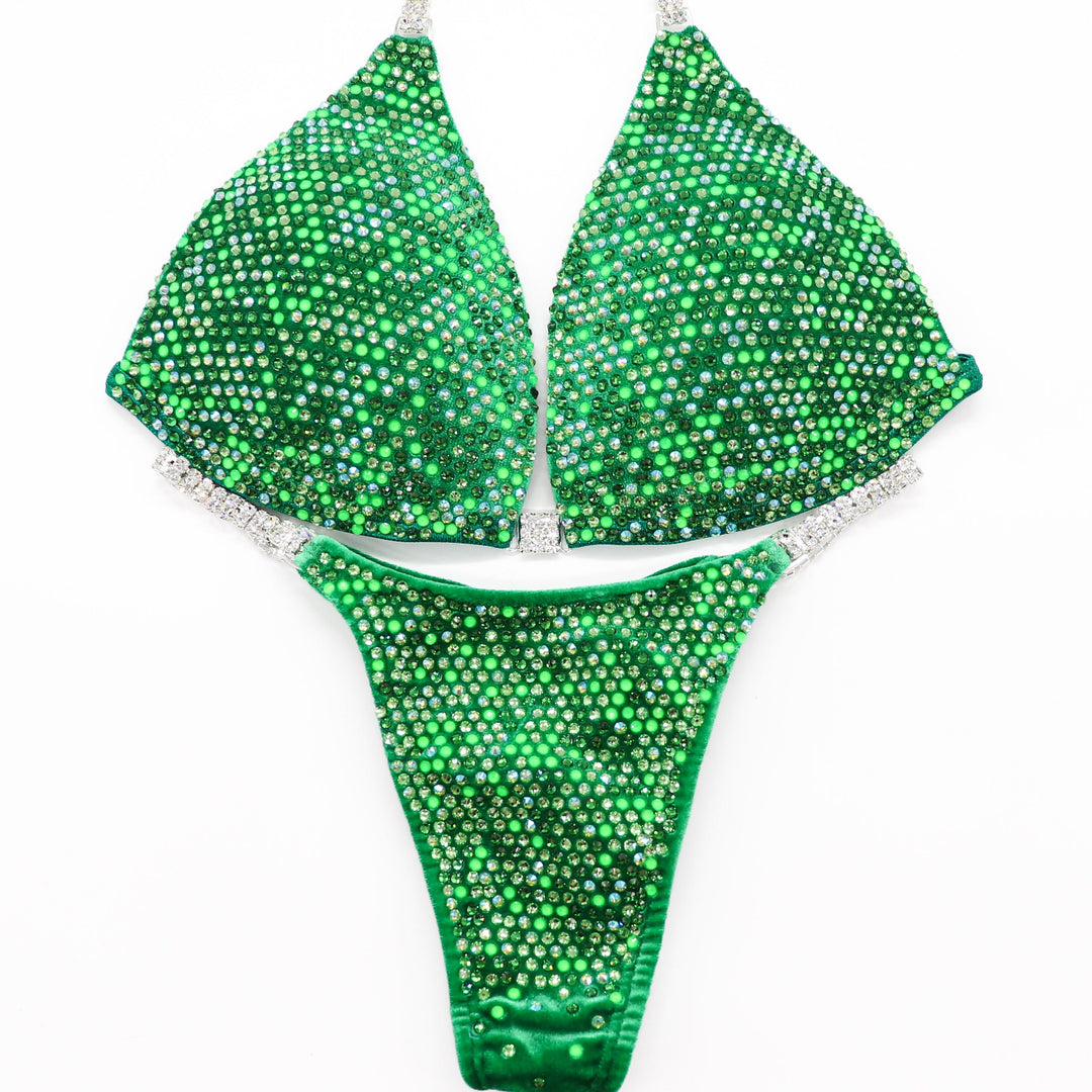 QS ST: Neon Ivy Multi Color Pro. Velvet Green. Medium Molded/Pro.