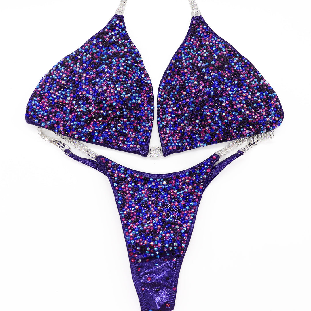 QS ST: Brenda's Purple Shimmer Radiance. Hologram Eggplant. Large/Pro.