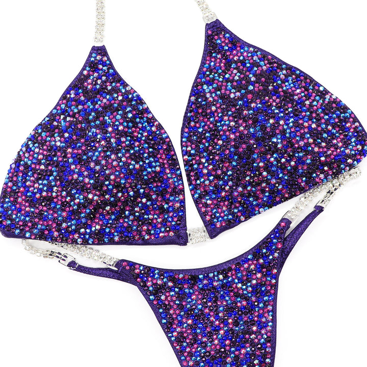 QS ST: Brenda's Purple Shimmer Radiance. Hologram Eggplant. Large/Pro.