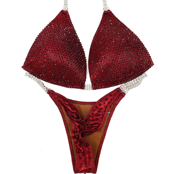 QS ST: True Maroon Pro. Medium Molded/Micro with Petite Rise.