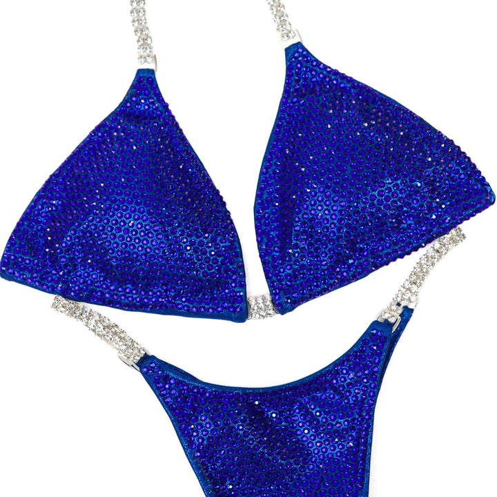 QS ST: Angel Pro. Hologram Electric Blue. Sapphire. Small/Micro.