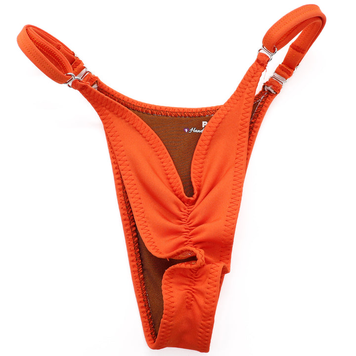 QS ST: Matte Orange Posing Practice Suit. Medium Molded/Pro.