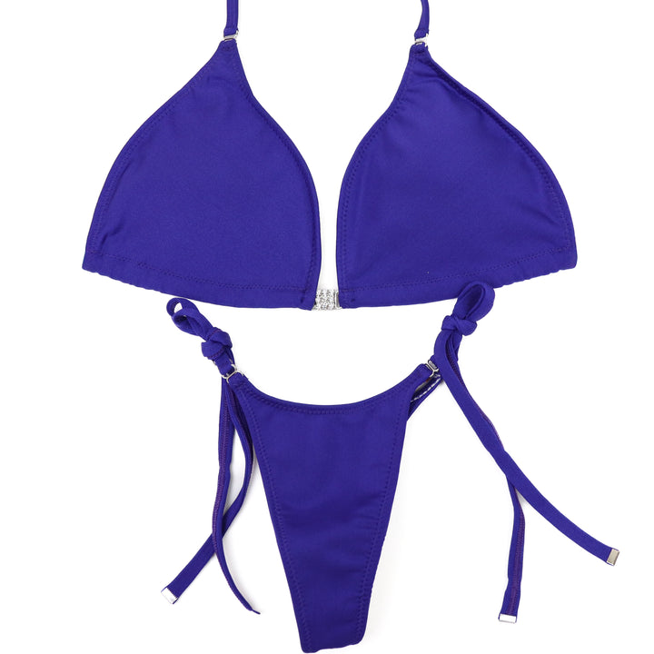 QS ST: Matte Purple Posing Practice Suit. Large/Pro.