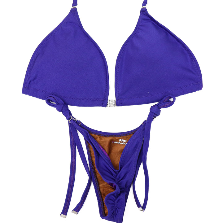 QS ST: Matte Purple Posing Practice Suit. Large/Pro.
