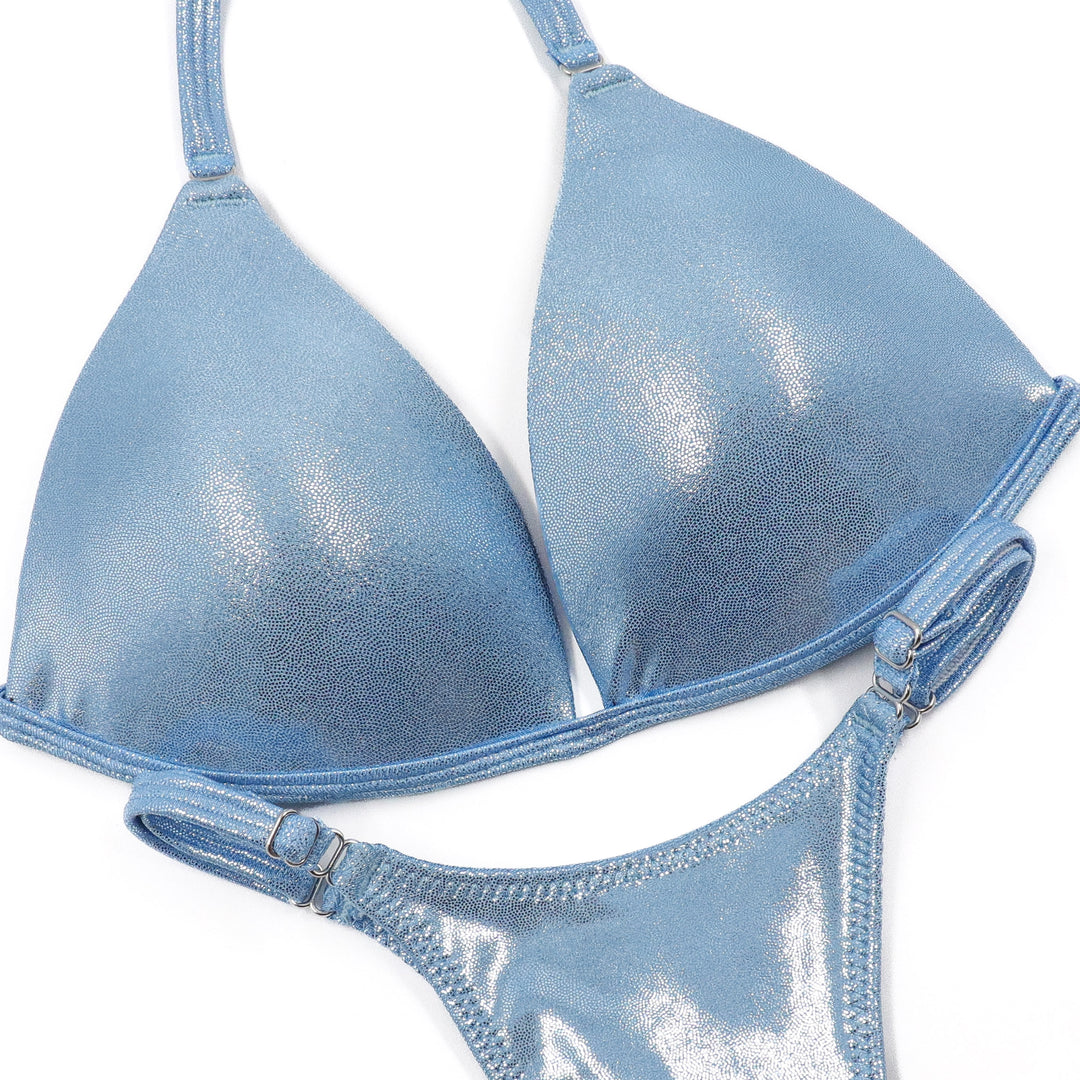 Hologram Baby Blue Posing Practice Suit