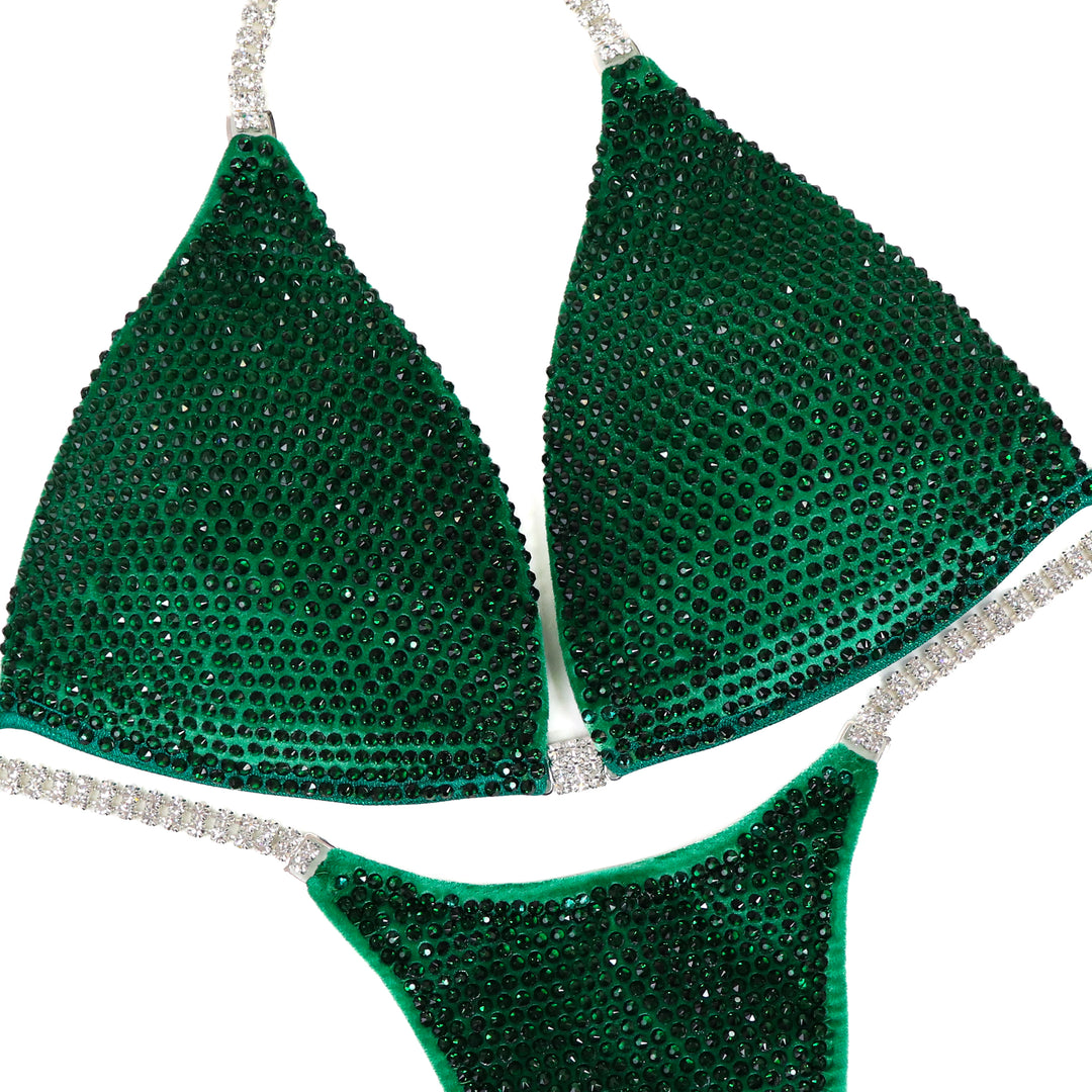 Velvet Emerald Angel Pro  Angel Competition BikinisThe best NPC Competition Suits for the Bikini Division, Fit Model Division Suits, and bodybuilding suits.