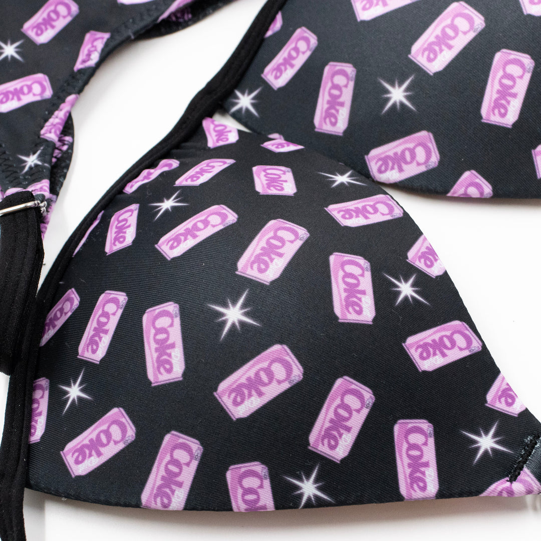 LIMITED PRINT Diet Soda Sparkle Posing Practice Suit