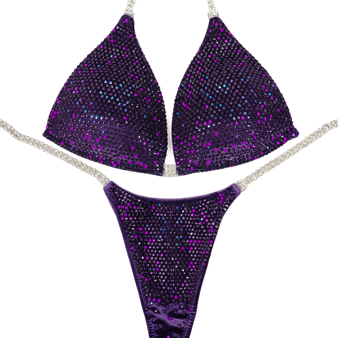QS ST: Velvet Violet Vixen Nova. Velvet Purple. Medium Molded/Pro.