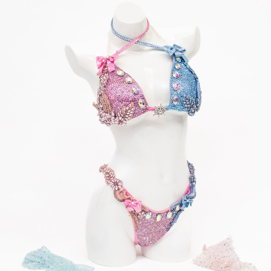 Pre Owned: Karah's Gender Reveal Couture. Large Molded/Custom.