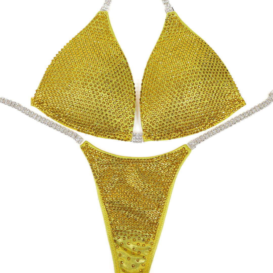 QS ST: True Yellow Pro. Hologram Yellow. Medium Molded/Pro.