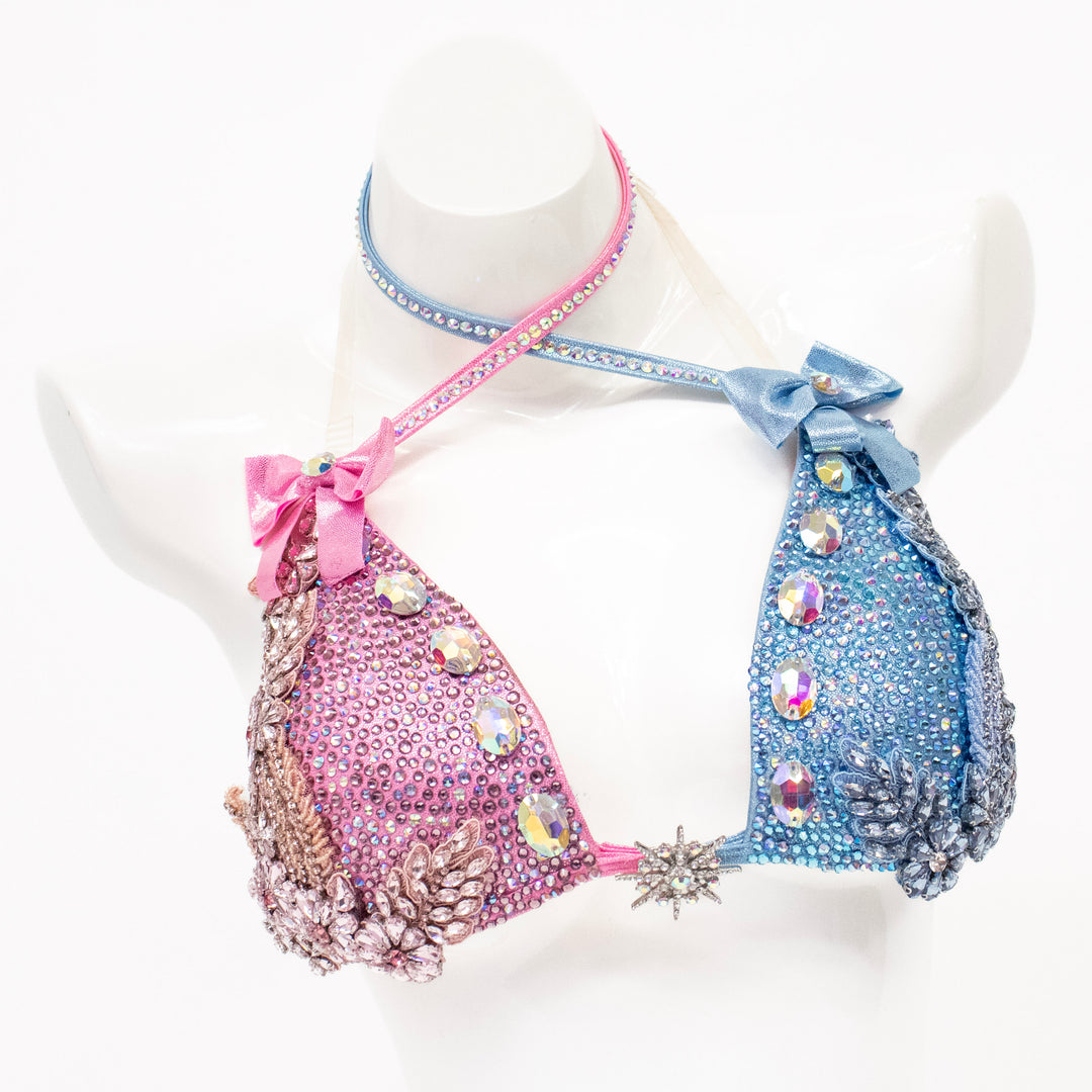 Pre Owned: Karah's Gender Reveal Couture. Large Molded/Custom.