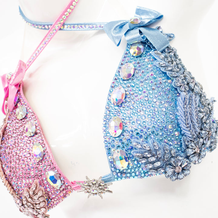 Pre Owned: Karah's Gender Reveal Couture. Large Molded/Custom.