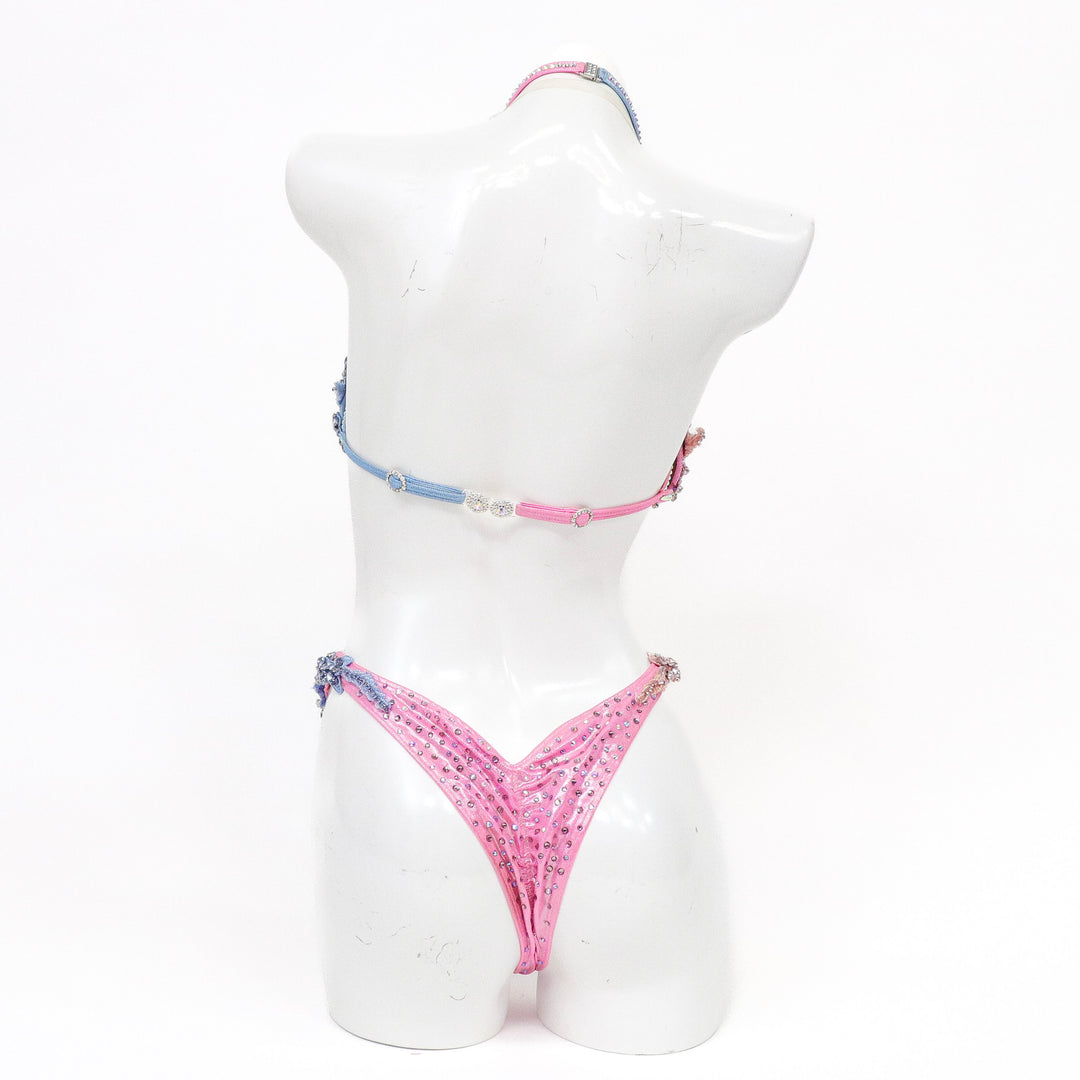 Pre Owned: Karah's Gender Reveal Couture. Large Molded/Custom.