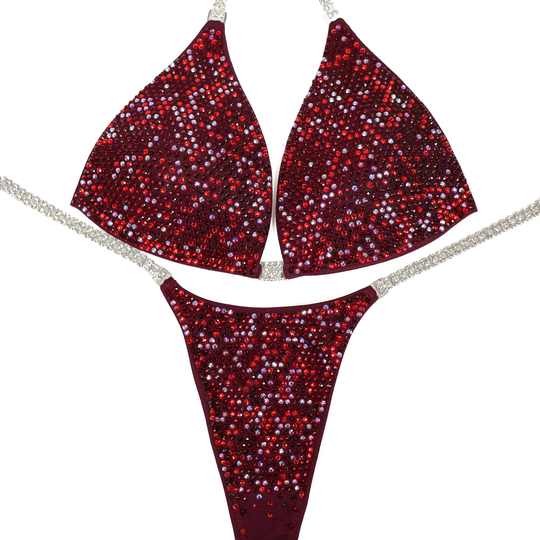 QS ST: Maroon Merlot Multi Color Pro. Matte Maroon. Medium Molded/Pro.