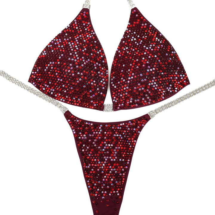 QS ST: Maroon Merlot Multi Color Pro. Matte Maroon. Medium Molded/Pro.