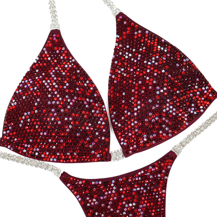 QS ST: Maroon Merlot Multi Color Pro. Matte Maroon. Medium Molded/Pro.
