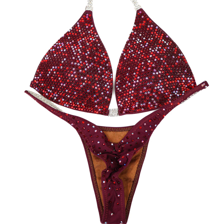 QS ST: Maroon Merlot Multi Color Pro. Matte Maroon. Medium Molded/Pro.