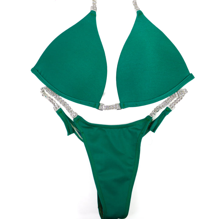 QS ST: The Simple Suit. Matte Electric Green. Medium Molded/Pro.