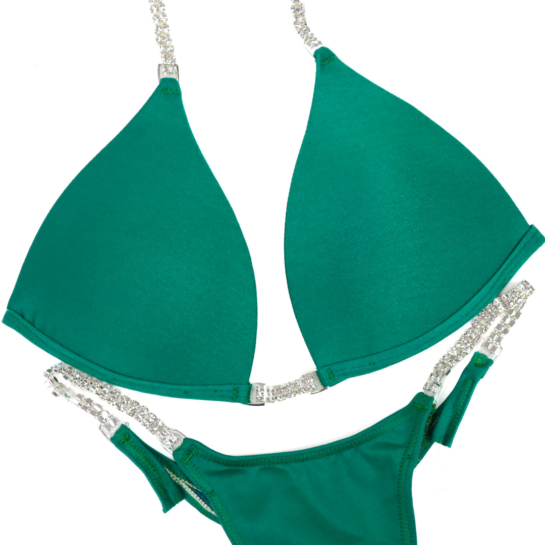 QS ST: The Simple Suit. Matte Electric Green. Medium Molded/Pro.
