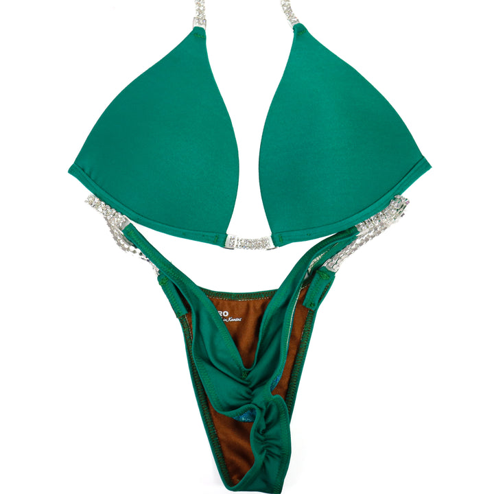 QS ST: The Simple Suit. Matte Electric Green. Medium Molded/Pro.