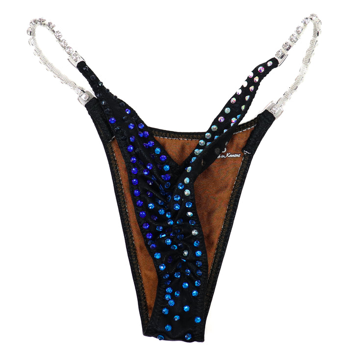 QS SZ: Diamond Cascade. Wet Black. Pro.  Angel Competition BikinisThe best NPC Competition Suits for the Bikini Division, Fit Model Division Suits, and bodybuilding suits.