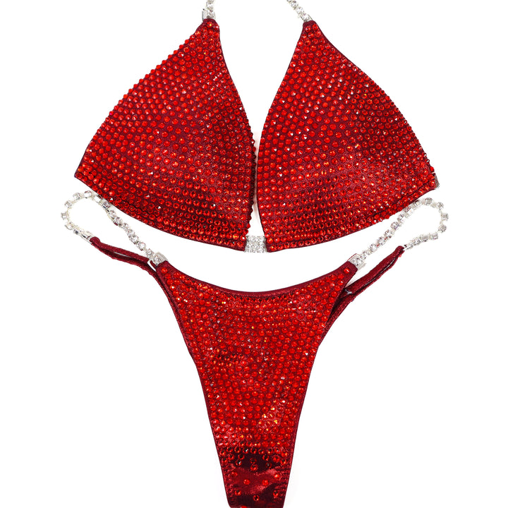 QS ST: Deep Siam Glow Pro. Hologram Maroon. Light Siam. Medium Molded/Pro.  Angel Competition BikinisThe best NPC Competition Suits for the Bikini Division, Fit Model Division Suits, and bodybuilding suits.