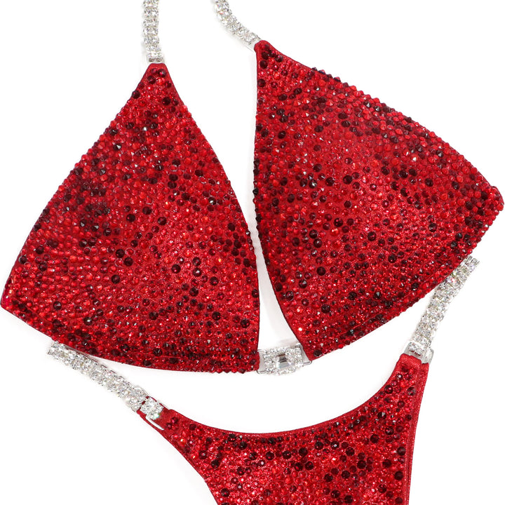 QS ST: Lawna's True Red Radiance. Hologram Red. Medium Molded/Pro.