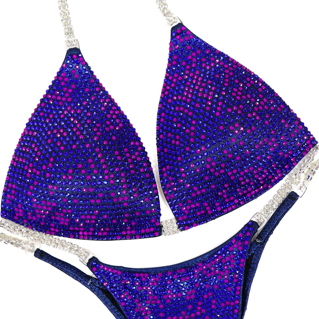 QS ST: Neon Nightfall Angel Pro. Medium Molded/Pro.  Angel Competition BikinisThe best NPC Competition Suits for the Bikini Division, Fit Model Division Suits, and bodybuilding suits.