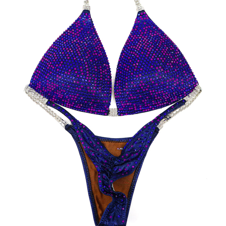 QS ST: Neon Nightfall Angel Pro. Medium Molded/Pro.  Angel Competition BikinisThe best NPC Competition Suits for the Bikini Division, Fit Model Division Suits, and bodybuilding suits.