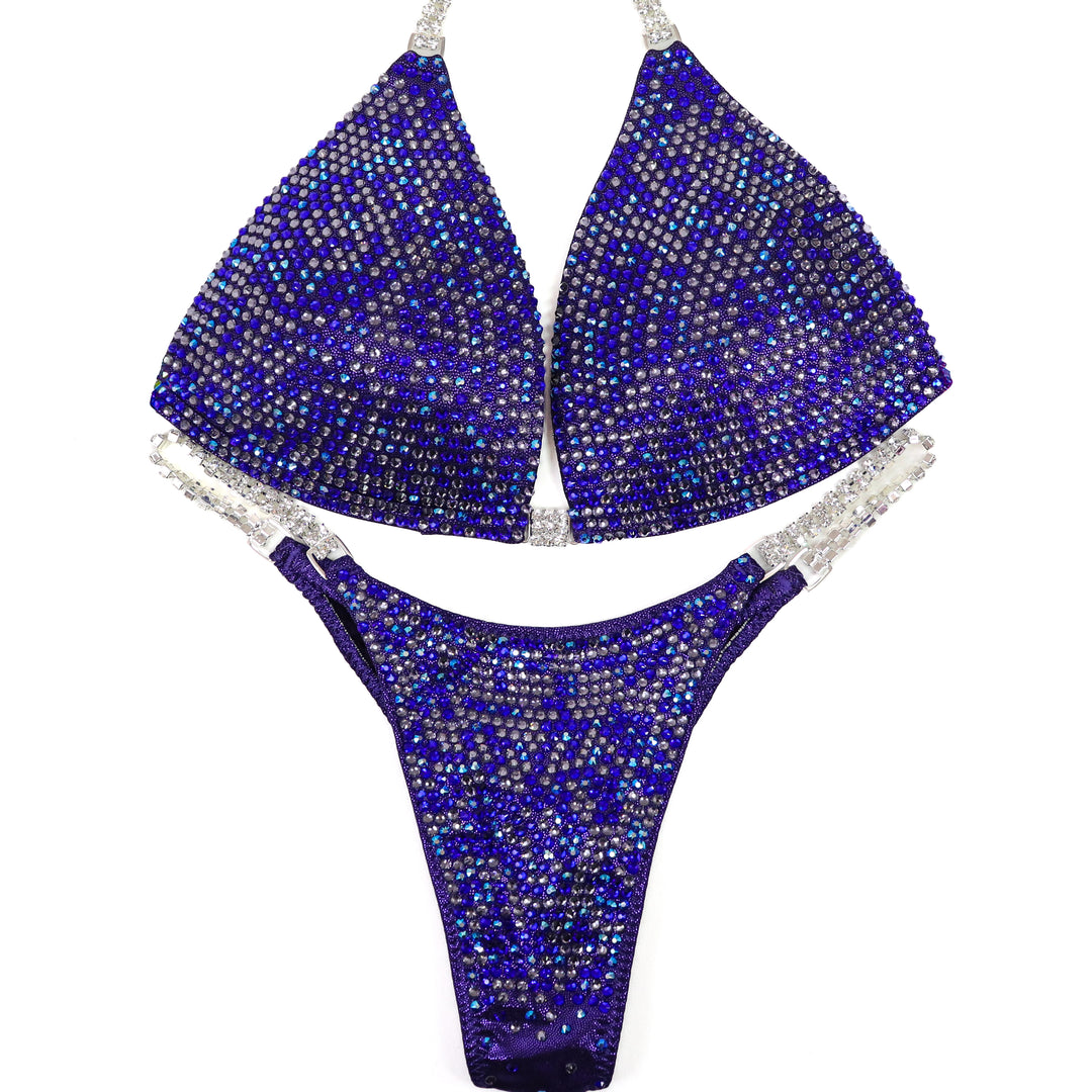 QS ST: Frosted Sapphire Angel Pro. Medium Molded/Pro.  Angel Competition BikinisThe best NPC Competition Suits for the Bikini Division, Fit Model Division Suits, and bodybuilding suits.