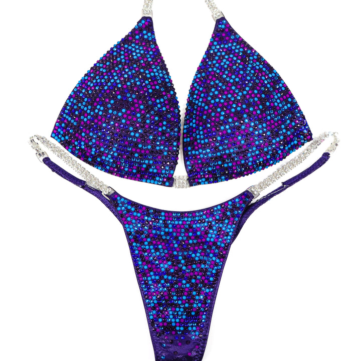 QS ST: Blue Fire Angel Pro. Medium Molded/Pro.  Angel Competition BikinisThe best NPC Competition Suits for the Bikini Division, Fit Model Division Suits, and bodybuilding suits.