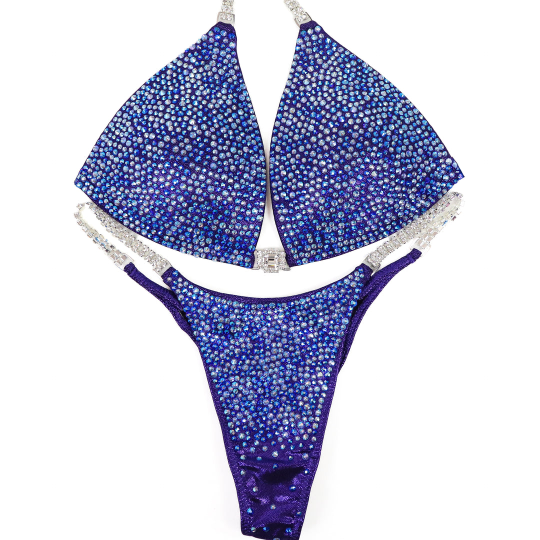 QS ST: Kimberly's Periwinkle Radiance. Medium Molded/Pro.  Angel Competition BikinisThe best NPC Competition Suits for the Bikini Division, Fit Model Division Suits, and bodybuilding suits.