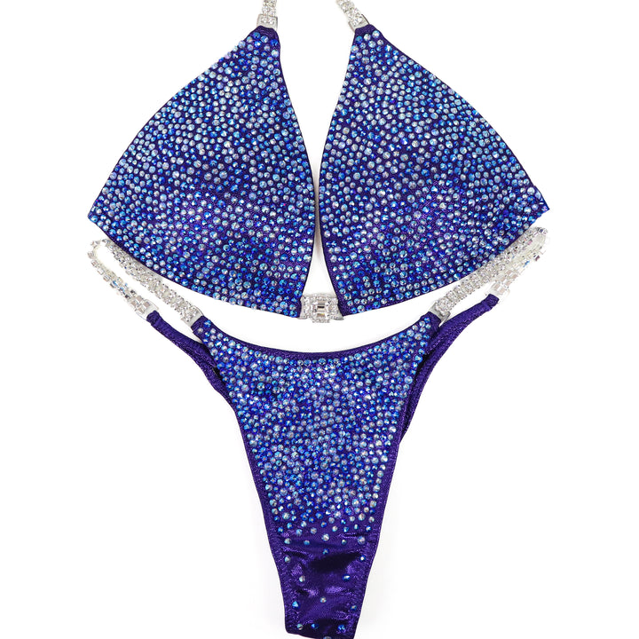 QS ST: Kimberly's Periwinkle Radiance. Medium Molded/Pro.  Angel Competition BikinisThe best NPC Competition Suits for the Bikini Division, Fit Model Division Suits, and bodybuilding suits.