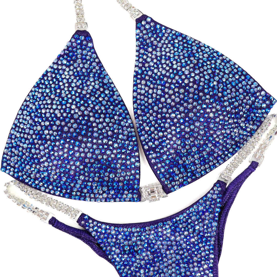 Kimberly's Periwinkle Radiance  Angel Competition BikinisThe best NPC Competition Suits for the Bikini Division, Fit Model Division Suits, and bodybuilding suits.