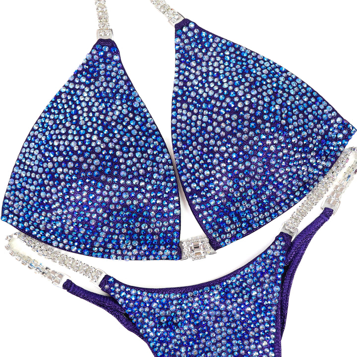 Kimberly's Periwinkle Radiance  Angel Competition BikinisThe best NPC Competition Suits for the Bikini Division, Fit Model Division Suits, and bodybuilding suits.
