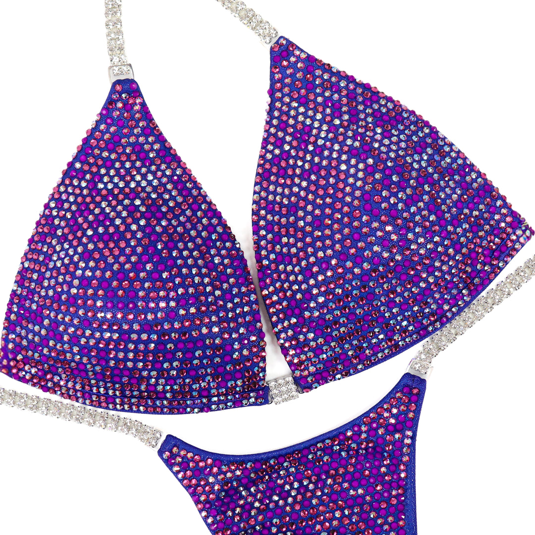 Neon Electric Berry Pro  Angel Competition BikinisThe best NPC Competition Suits for the Bikini Division, Fit Model Division Suits, and bodybuilding suits.
