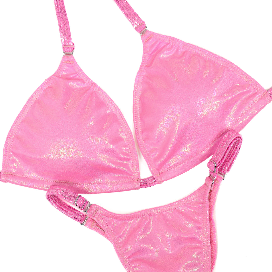 QS ST: Special Order Fabric. Bubblegum Pink Posing Practice Suit. Medium/Pro.  Angel Competition BikinisThe best NPC Competition Suits for the Bikini Division, Fit Model Division Suits, and bodybuilding suits.