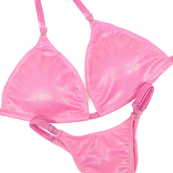 QS ST: Special Order Fabric. Bubblegum Pink Posing Practice Suit. Medium/Pro.  Angel Competition BikinisThe best NPC Competition Suits for the Bikini Division, Fit Model Division Suits, and bodybuilding suits.