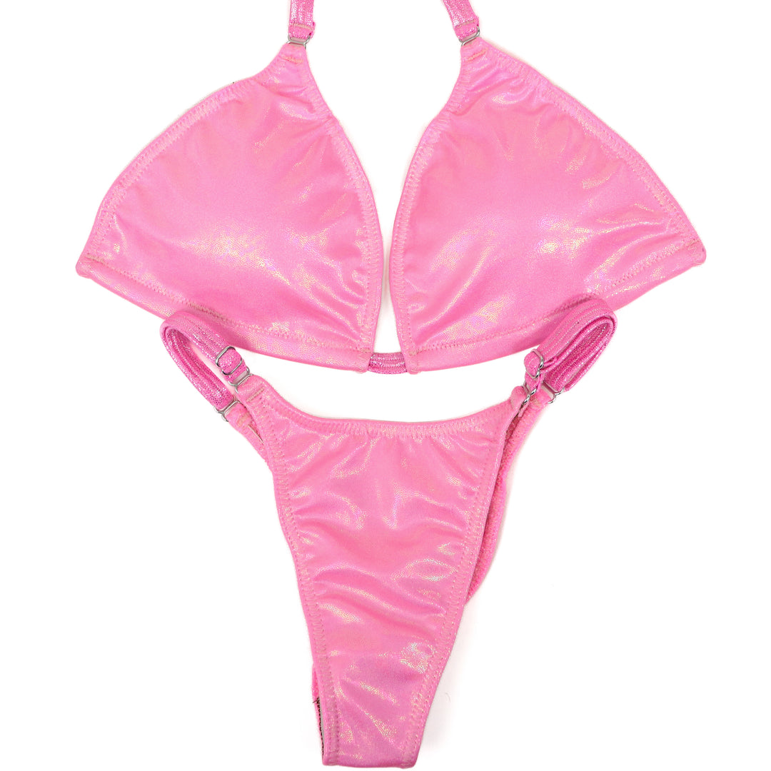 QS ST: Special Order Fabric. Bubblegum Pink Posing Practice Suit. Medium/Pro.  Angel Competition BikinisThe best NPC Competition Suits for the Bikini Division, Fit Model Division Suits, and bodybuilding suits.