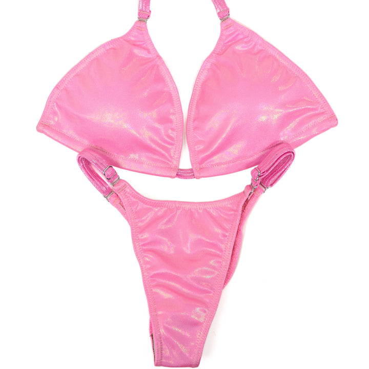 QS ST: Special Order Fabric. Bubblegum Pink Posing Practice Suit. Medium/Pro.  Angel Competition BikinisThe best NPC Competition Suits for the Bikini Division, Fit Model Division Suits, and bodybuilding suits.