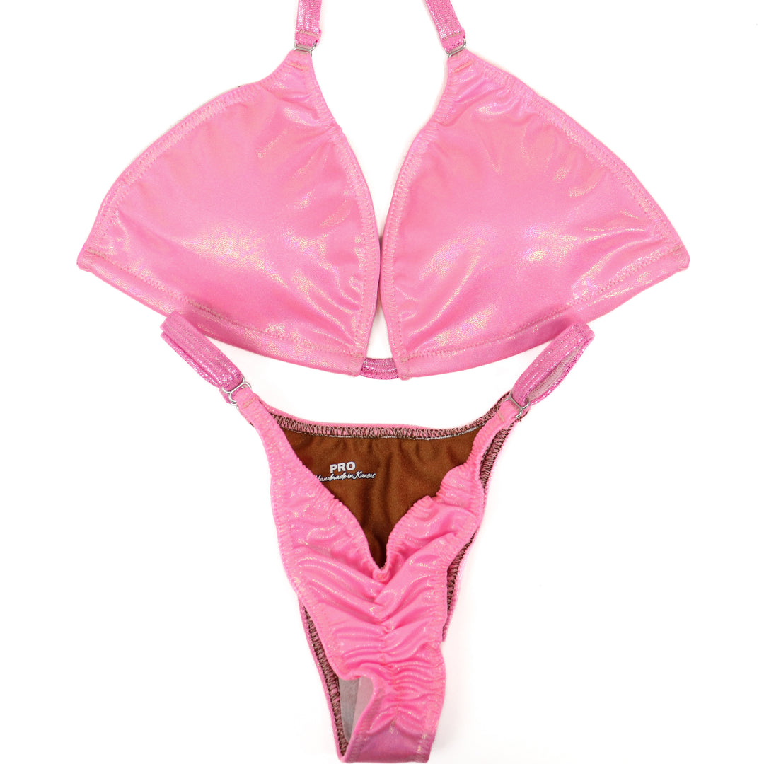 QS ST: Special Order Fabric. Bubblegum Pink Posing Practice Suit. Medium/Pro.  Angel Competition BikinisThe best NPC Competition Suits for the Bikini Division, Fit Model Division Suits, and bodybuilding suits.