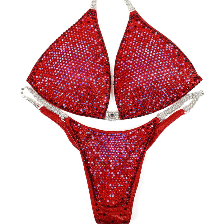 QS ST: Deb's Strawberry Shortcake Nova. Medium Molded/Pro.  Angel Competition BikinisThe best NPC Competition Suits for the Bikini Division, Fit Model Division Suits, and bodybuilding suits.