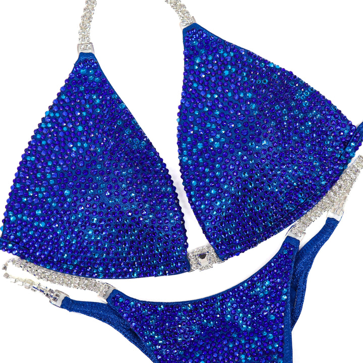 Dazzlebolt Blue Radiance  Angel Competition BikinisThe best NPC Competition Suits for the Bikini Division, Fit Model Division Suits, and bodybuilding suits.