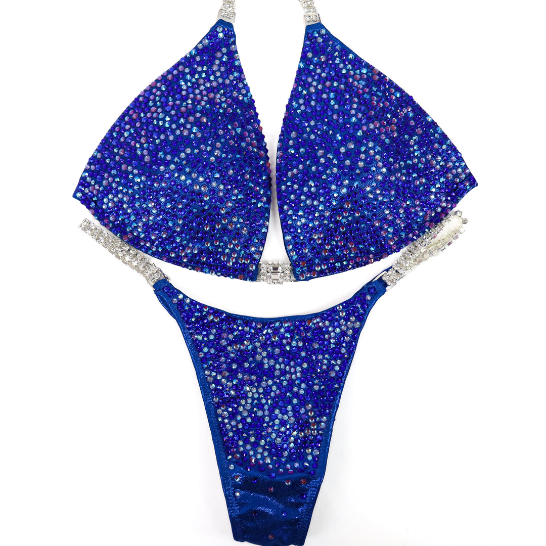 QS ST: Mary Ann's Royal Radiance. Medium Molded/Pro.  Angel Competition BikinisThe best NPC Competition Suits for the Bikini Division, Fit Model Division Suits, and bodybuilding suits.