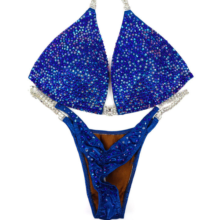 QS ST: Mary Ann's Royal Radiance. Medium Molded/Pro.  Angel Competition BikinisThe best NPC Competition Suits for the Bikini Division, Fit Model Division Suits, and bodybuilding suits.