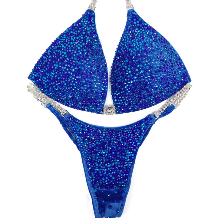 QS ST: Sapphire Stardust Radiance. Medium Molded/Pro.  Angel Competition BikinisThe best NPC Competition Suits for the Bikini Division, Fit Model Division Suits, and bodybuilding suits.