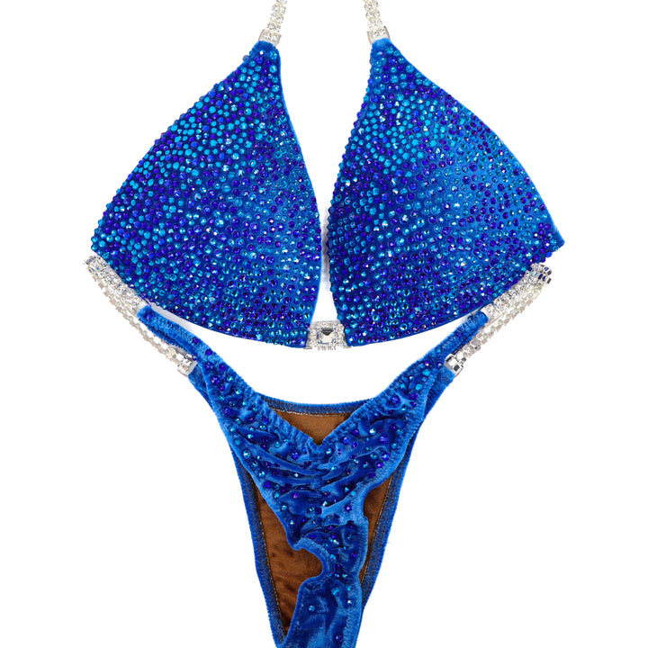 QS ST: Sapphire Stardust Radiance. Medium Molded/Pro.  Angel Competition BikinisThe best NPC Competition Suits for the Bikini Division, Fit Model Division Suits, and bodybuilding suits.