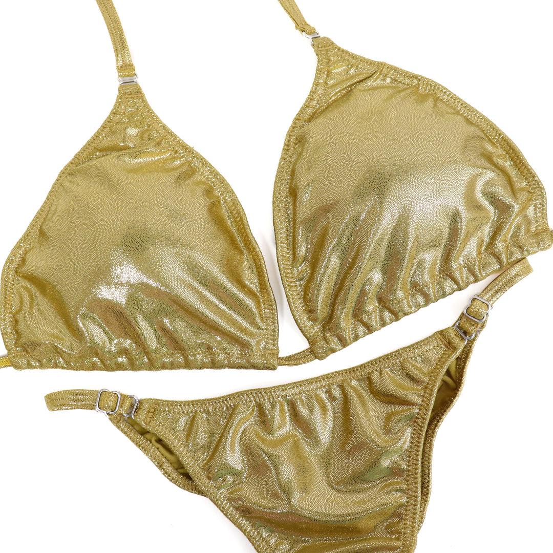 QS ST: Hologram Gold Fit Model Suit. Large/Fit Model 1.  Angel Competition BikinisThe best NPC Competition Suits for the Bikini Division, Fit Model Division Suits, and bodybuilding suits.